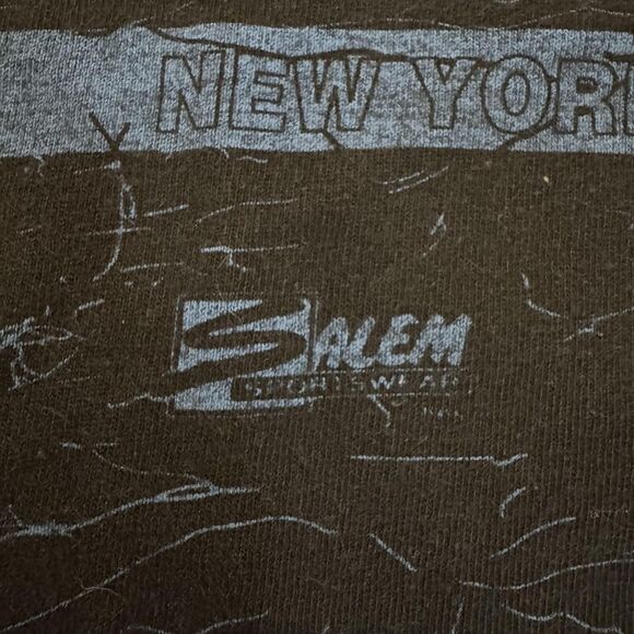 Vintage New York Giants Shirt Mens XL NFL Football All Over Print Salem 90s AOP - Picture 9 of 10